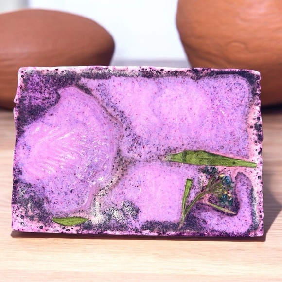 Lime lavender HANDMADE soap DONKEY milk & coconut oil 2x3 inch 4oz - Picture 3 of 3